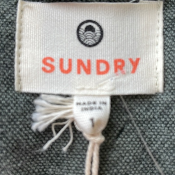 SUNDRY BNWT KHAKI JACKET - Picture 3 of 6